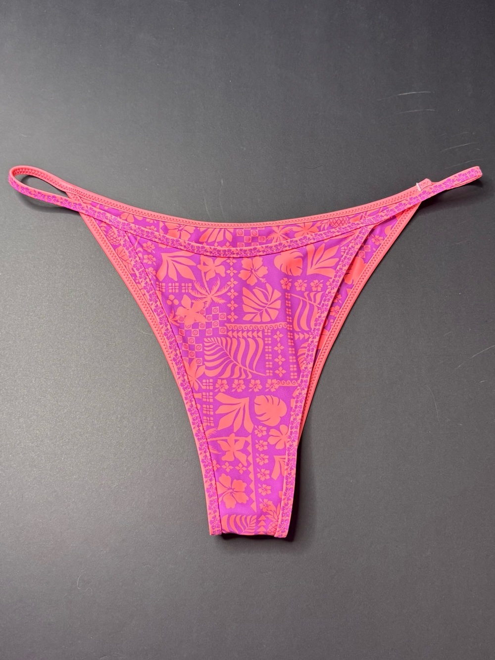 Kulani Kinis Pink and Purple Floral Bikini Bottom